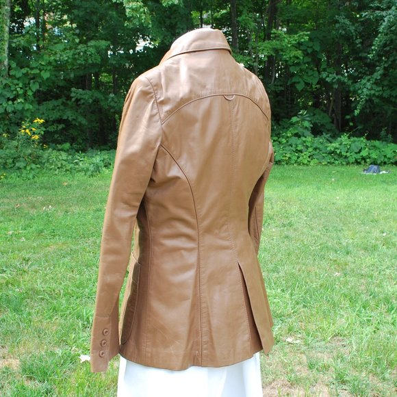 Vintage Etienne Aigner Equestrian Leather Jacket - Picture 4 of 14